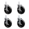 Service Caster 6 Inch Phenolic Wheel Swivel 58 Inch Threaded Stem Caster Set with Brake SCC SCC-TS20S615-PHS-TLB-58212-4 - alternate 1